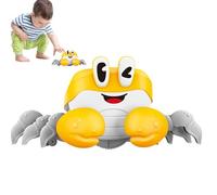 Jouets de crabe qui marchent pour bébés, jouets de crabe pour enfants - Crabes à induction rampant avec sons musicaux | Jouet interactif en forme de crabe marchant, jouet de désarmement