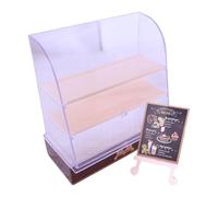 Jouets de cuisine réalistes, armoire de cuisine de jeu de simulation, jouet de simulation d'armoire à pain, vitrine décorative à pain pour jouets interactifs de bouteilles de lait et boissons