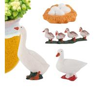 Jouets De Cycle De Vie des Animaux | Décor Canard Préscolaire Scientifique Éducatif - Jouets Cycle de Vie du Canard,pour Étagères Pelouses Terrasses Jardin Aquariums Filles Garçons