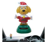 Jouets De Danse Solaires De Noël,Figurines De Balançoire Solaire De Noël | Voiture Dessin Animé Balançant Des Ornements Solaires - Ornements De Jouets De Danse De Voiture Engageants, Décoration Int