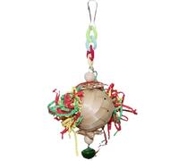 Jouets de déchiquetage d'oiseaux - Jouets à mâcher pour oiseaux, Accessoire pour cage à oiseaux | Jouets fourragers déchiquetés avec cloche, multi-usages pour cages à oiseaux, rois