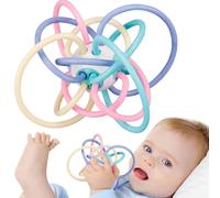 Jouets de dentition et de sensorialité pour bébé : Jouets de dentition pour bébés 0-6 mois | Jouets de dentition pour bébés de 6 à 12 mois Jouets de dentition pour bébé de 0 à 3 mois, hochets sensorie