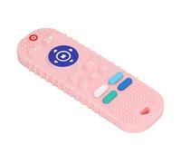 Jouets de dentition pour bébé, simulation en silicone doux bébé TV télécommande télécommande bébé jouet à mâcher pour tout-petits garçons filles(Rose)