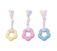 Jouets De Dentition Pour Chiot - 3 Bâtons À Mâcher Pour Chien, Outil Interactif De Nettoyage Des Dents | Masseur De Gencive Texturé TPR Sûr, Composant D'enrichissement Dentaire Souple Réutilisable