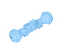 Jouets de Dentition pour Chiot, haltère, Jouets à mâcher pour Chien, Jouet couinant, Nettoyage des Dents de Chien, Jouet de Massage des gencives, soulagement de l'anxiété, Jouets (Blue)