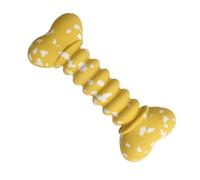 Jouets de dentition pour chiot - Jouet de nettoyage des dents en caoutchouc pour chien | Boules résistantes aux morsures en forme d'os pour mâcher l'enrichissement mental, calmer les chiots et les