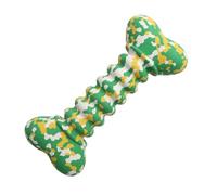 Jouets de dentition pour chiot - Jouet en caoutchouc pour chien - Boules amusantes en forme d'os pour apprendre à mâcher, nettoyer les dents, enrichir mentalement, apaiser la maison, l'intérieur et