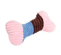 Jouets de dentition pour chiot, jouet en peluche résistant aux morsures pour chien, jouet couineur, jouet à mâcher en forme d'os intégré pour petits chiens et chiots