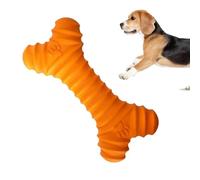 Jouets de dentition pour chiots, jouets à mâcher pour chiens - Jouets de dentition en forme d'os souple en caoutchouc - Jouet multifonctionnel pour chien avec os résistant à la déchirure