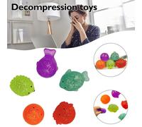 Jouets De Dessin Animé Pour Enfants, 5 Pièces, Vie Marine, Compression, Décompression Sensorielle, Stress Des Doigts, Jouet De Bureau, Nouveauté, Amusements, Cadeaux De Fête