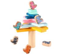 Jouets De Dinosaures Empilables Pour Enfants De 2 À 3 À 4 Ans, Puzzle, Blocs En Bois Pour La Concentration Et La Motricité