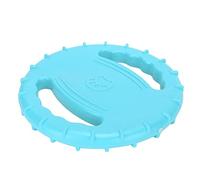 Jouets de Disque Volant pour Chiens, Jouets de Sport pour Chien à Disque Volant 2 Côtés Conception Creuse TPR Utilisation en Extérieur (Bleu Ciel)