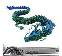 Jouets de Dragon Flexibles - Jouet Figurine de Dragon Flexible,Accessoire de décoration Tactile réaliste pour Les Bureaux, Les Maisons, Les Aquariums et Les Voitures