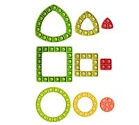 Jouets De Fidget En Silicone De Forme Géométrique, Jouet Sensoriel Anti-Stress, Relaxant, Autisme, Soulage Le Stress, Besoins Spéciaux