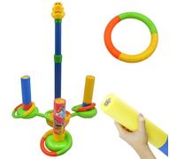 Jouets de Fontaine pour Piscine | Jouet de batailles Aquatiques - Activités extérieures Amusantes avec Anneau Lanceur pour fêtes de Jardin, pelouse et Plage Adultes