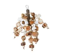Jouets De Fourragement pour Oiseaux,Assistant D'Entraînement Comportemental en Bois Résistant Aux Morsures,Jouets De Recherche De Nourriture pour Perruches | pour Aras Perruches Inséparables Conures