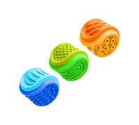 Jouets De Frustration, avec Soulagement Sensoriel Apaisant, 3 Pièces, Balle À Presser Sensorielle, Balles Anti-Stress Texturées en Silicone, Outil De Régulation De L'humeur, pour , Adultes, Éco