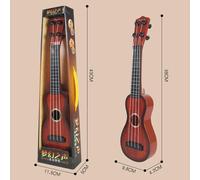 Jouets De Guitare En Bois Pour Enfants, Simulation Classique, Instrument De Musique, Cadeau Intéressant, Améliorant Les Relations Intimes
