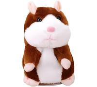 Jouets de hamster, jouets souples pour enfants qui parlent et répètent amusants, jouets interactifs de hamster électrique en peluche pour enfants, cadeaux d'anniversaire pour filles et bébés