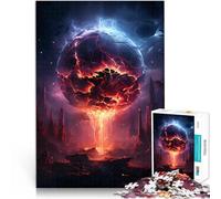 Jouets de Jeu pour Cadeau Familial Destruction de la Terre Puzzle 1000 pièces pour Adolescents 26x38cm Une œuvre d'art pour Les 14 Ans et Plus