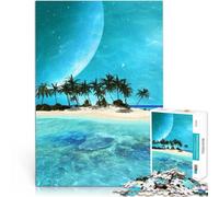 Jouets de Jeu stimulants Île Merveilleuse Puzzle pour Adultes 2000 pièces 70x100cm Collection d'artistes, Beaux-Arts pour Les Personnes de 14 Ans et Plus