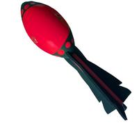 Jouets de Lancer en Mousse PU de 12, 8 Pouces avec Aile Queue - Jouet Volant Silencieux Haute densité résistant aux Chocs pour Jardin, Plage, Cour (Rouge)