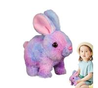 Jouets de lapin électroniques en peluche - jouets pour animaux de compagnie interactifs drôles réalistes | Mon jouet de lapin réaliste | jouet interactif réaliste | Jeu