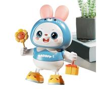 Jouets de lapin pour - 48 chansons chanter danser des animaux de compagnie | Animal de compagnie interactif de 7,28 pouces pour la formation au levage de la tête Chevet Camer