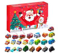 Jouets de l'Avent de Noël, calendrier vingt-quatre, deux mille vingt-cinq véhicules de construction, cadeaux d'anniversaire d' , jeunes filles, compte à rebours festif, paquet surprise bas