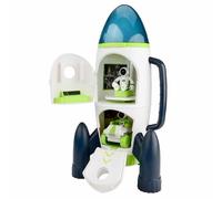 Jouets de l'espace extérieur : Station Spatiale d'astronaute Jouet, Jeu de Jouets de la Station Spatiale Robuste en ABS pour , Cadeaux d'espaces avec lumières, fusées Espace
