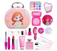 Jouets de maquillage à faire semblant : kit de maquillage pour filles, 21 x beauté de maquillage pour filles | Kit de maquillage inclus, faux maquillage pour fille, non