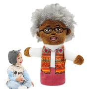Jouets de marionnettes à Doigt pour, marionnettes à Doigt Personnes Noires - Jouets pour Spectacle de marionnettes Familial | Les Gens Noirs de Bande dessinée racontant la marionnette Africaine de jo
