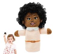 Jouets de marionnettes à doigts pour , marionnettes noires pour jeux de rôles - Jouets d'exposition de poupées familiales africaines pour raconter des histoires
