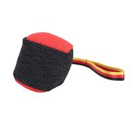 Jouets de Morsure de Chien, Dents Dents Coton Coton - Pèche Formation Jouets en Graines Larme pour Jouer à l'extérieur (Noir + Rouge)
