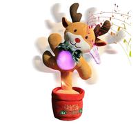 Jouets de Noël Arbre Dansant | Chantant Électrique Musical avec Lumière | Fournitures Fête pour Maison Bureau École Chambre | Action de Grâces
