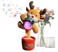 Jouets de Noël Arbre Dansant | Chantant Électrique Musical avec Lumière | Fournitures Fête pour Maison Bureau École Chambre | Action de Grâces