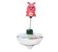 Jouets de Pâques pour - Jouet éducatif Rotatif avec lumière Musicale | Jouet Rotatif interactif Lapin de pâques, pour garçons et Filles, Famille, Maison, école, Voyage, Camping, Vacances d'ann