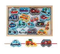 Jouets de pêche en Bois,Jouets de pêche d'apprentissage préscolaire - Jeu de pour Tout-Petits, Jouets de magnétiques pour, Cadeau pour