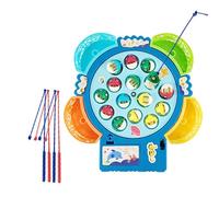 Jouets de pêche magnétiques, jeu de pêche rotatif, jeu de table de pêche rotatif magnétique | Jouets de bain rotatifs pour filles, garçons, , familles,