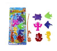 Jouets De Pêche Magnétiques Pour Enfants, 7 Pièces, 6 Types De Poissons + 1 Ensemble De Canne À Pêche, Puzzle De Croissance, Jouet Parent-Enfant