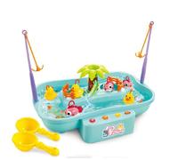 Jouets De Pêche Pour Enfants, Cycle D'eau Électrique, Musique Légère, Jouets De Bain Éducatifs Pour Bébés, Sports De Pêche, Amusants, Cadeaux Pour Garçons Et Filles