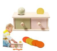 Jouets de permanence de l'objet pour bébés, tableau de permanence de l'objet - Activités motrices fines préscolaire, jeu de correspondance d'apprentissage de classification, boîte à tiroirs Educat