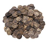 Jouets de Pirate de Chasse au Trésor, Pièces de Monnaie Durables et Réutilisables pour Décorations de Fête D'anniversaire D'enfants, 100 Pièces D'or pour Halloween, Fêtes de , Accessoires de