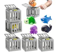 Jouets De Piscine De Plongée pour en-fants - 6 Pièces Jeux De Piscine Interactifs Amusants | Ensemble De Jeu De Natation Et De Plongée avec Animaux Libération Facile pour Les en-fants
