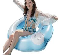Jouets de piscine gonflables - bague de baignade de 22 pouces pour voyages d'été, fête en plein air avec jeu d'eau, jouet flottant pour les vacances à la rivière, conception colorée, utilisation porta