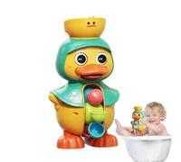 Jouets de Piscine pour , Jouets de Piscine de Canard - Modèle de Canard pour Tout-Petit pour Baignoire avec Roue d'eau rotative - Jouet d'eau de Douche réaliste pour Filles garçons