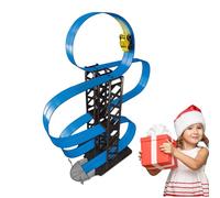 Jouets de piste de course - Jeu éducatif magnétique de véhicules - Véhicule de jeu interactif pour garçons et filles, fête d'anniversaire, Noël, récompenses de classe