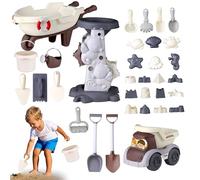Jouets de plage - 12,6x6,69x7,87 pouces Jouet avec sable | Seau à sable, kit de château, outils d'excavation d'activités de plein air pour 3 ans sur la plage, p
