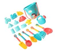 Jouets de plage, 18 pièces pliables drôles seau plage moule sable pelle râteau tamis arrosoir for enfants familles vacances parc jardin
