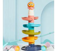 Jouets De Plage Amusants Pour Bébé, Puzzle, Diapositives, Balle Colorée Détachable, Sûr, Tasse D'Empilage, Arc-En-Ciel, Boule Roulante, Tour D'Anneau